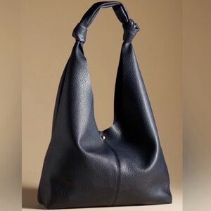 The love knot slouchy bag navy
